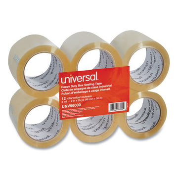 Universal® Heavy-duty Box Sealing Tape, 3" Core, 1.88" X 54.6 Yds, Clear, 12-box freeshipping - TVN Wholesale